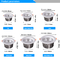 Mini LED projecteurs de BRIDGELUX, plafond Downlight 60W 4000K de LED
