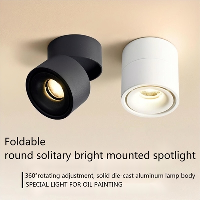 L'aspiration magnétique a mené le plafond du projecteur 7W de voie réglable aucune taille de Mercury 148mm